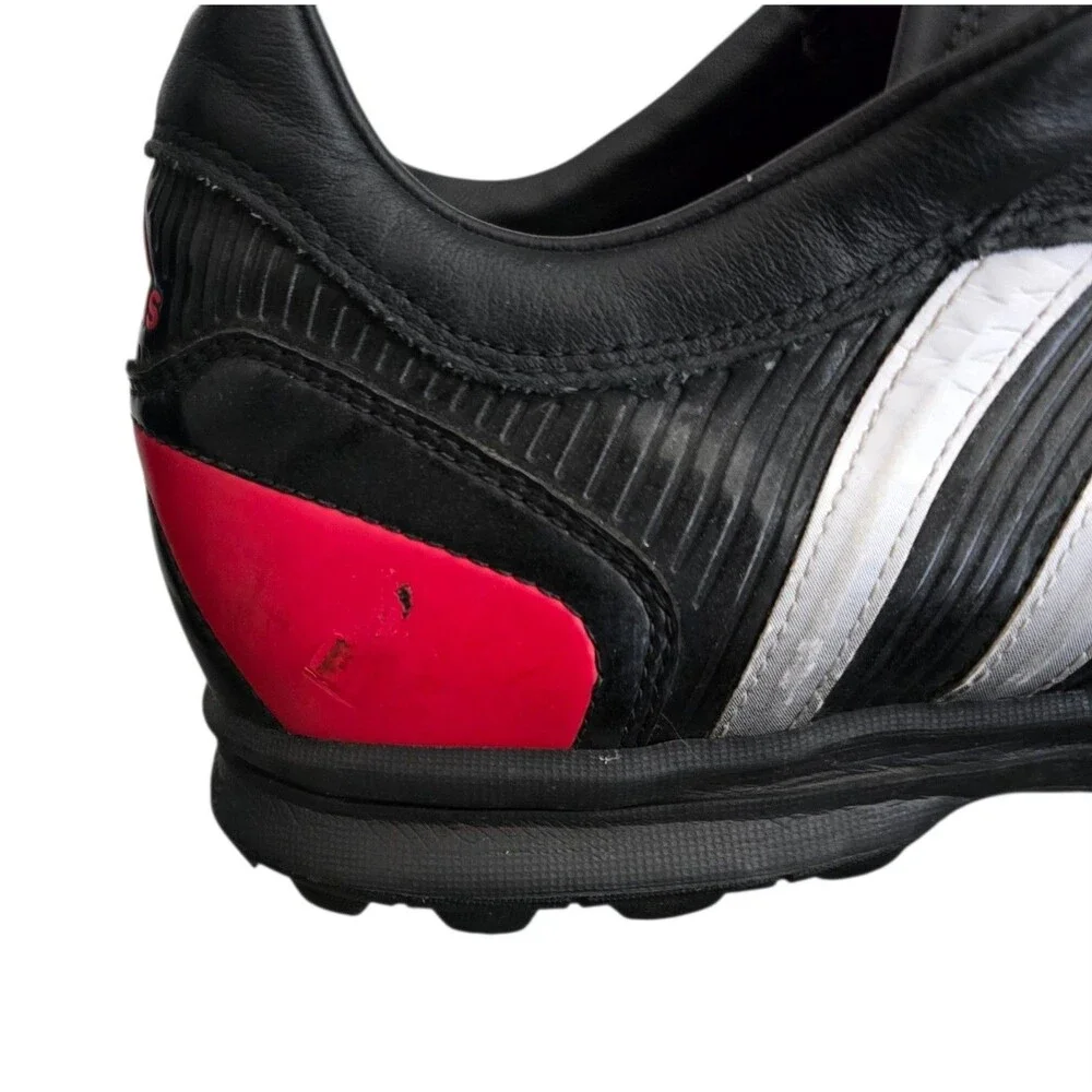 Adidas Predator Pulse Vintage Soccer Shoes Mens Size 10.5 TRX Turf Red Black